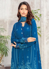 LSM Lakhany Printed Pashmina 3 Piece Unstitched Suit LSM25PP D-LG-UB-0259-A